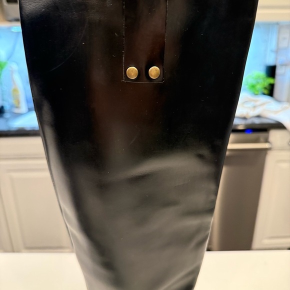 Michael Kors Black Leather Riding Style Boots EUC Worn Once Size 7.5 - Picture 16 of 16